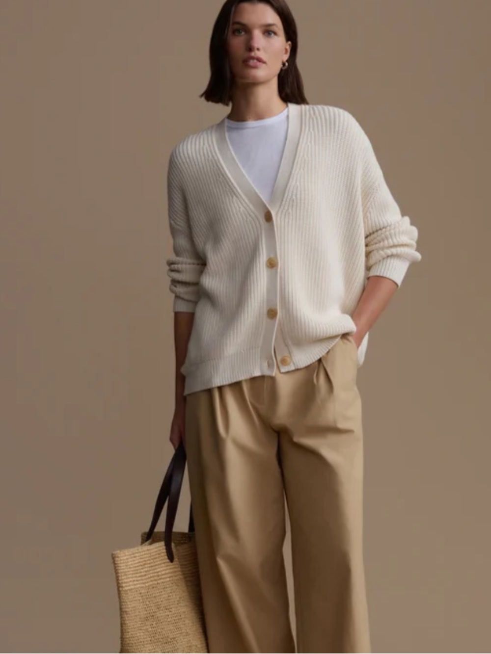 Jenni Kayne Cotton Cocoon Cardigan Relaxed Sz XS